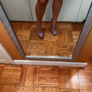 L’autre chose suede platforms